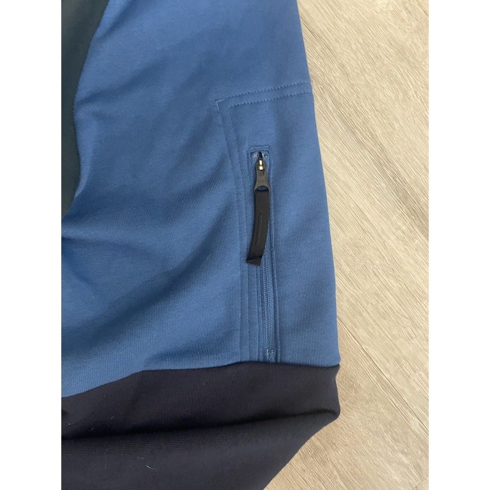 NWT Nike Dri-FIT Mens Colorblock Full Zip Hoodie Blue Teal DQ4787-454 - Picture 5 of 6